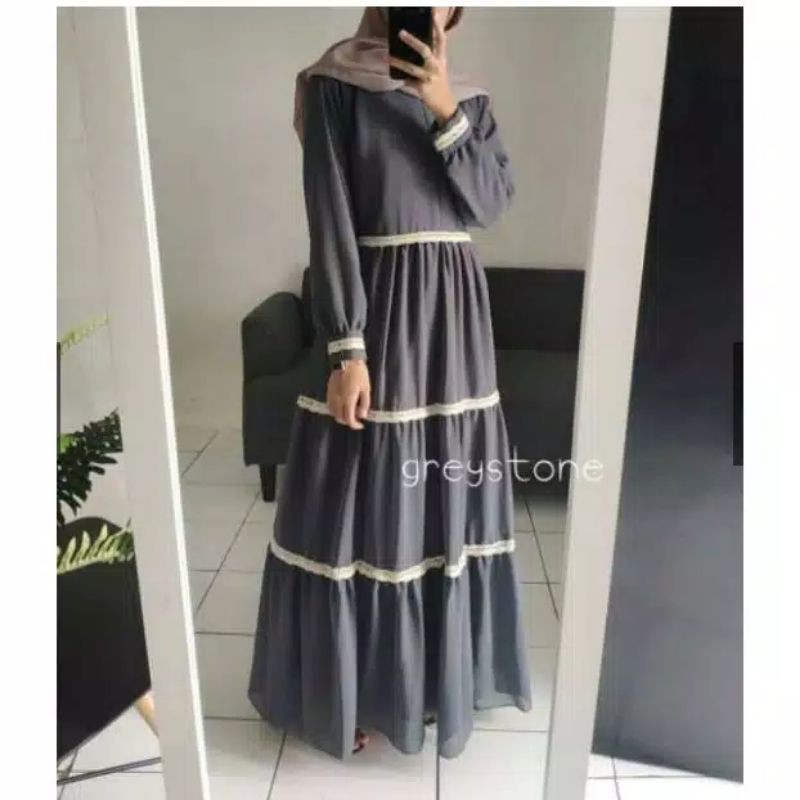 nindiya maxy // nindya dress // gamis susun canda // gamis hifza dress najibah / dress sale anindia