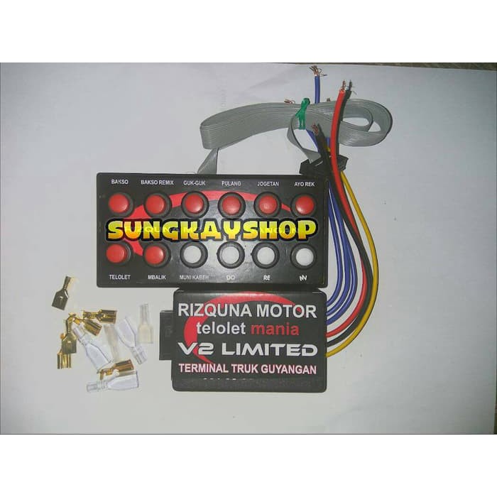 Terbaru MODUL LAGU UNTUK KLAKSON TELOLET 3 CORONG 12VOLT