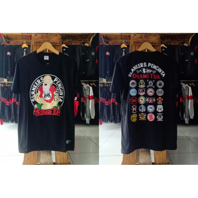 KAOS SLANK LOGO LOGO~SLANKERS PECINTA ORANG TUA~MERCHANDISE SLANK~COD~KAOS ORIGINAL SLANKERS