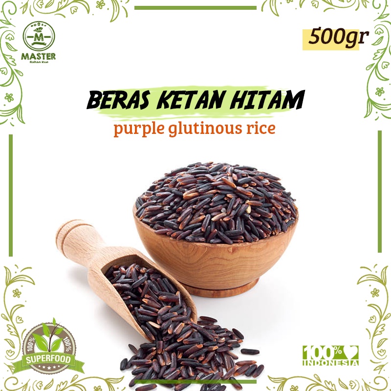 

Beras Ketan Hitam Organik / Glutinous Rice [500 gr]