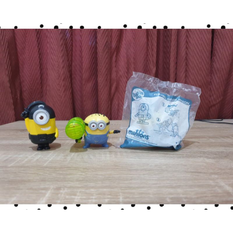 Happy Meal Vintage Minions Minion Versi Luar Happy Meals Mcdonalds Mainan Mcd Minion Despicable Me