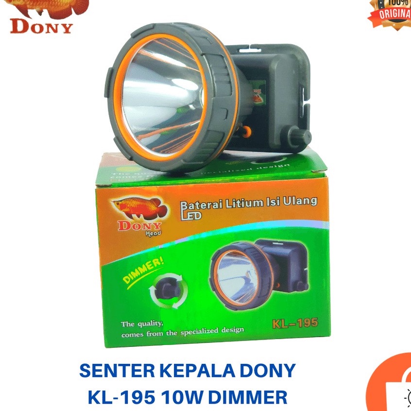 Senter Kepala Dony Kl 195 10 Watt Dimmer