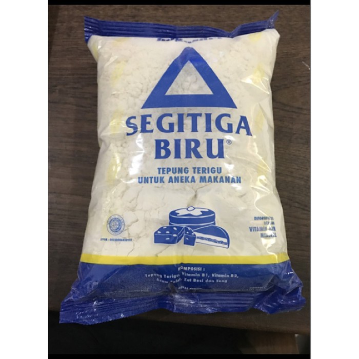 Tepung Terigu Segitiga Biru Ekonomis 12x1kg - Ekonomis Gosend Only