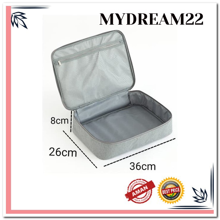 TAS TRAVEL TAS DOKUMEN KAIT KOPER TAS KOPER MULTIFUNGSI SERBAGUNA 1 LAPIS MD849