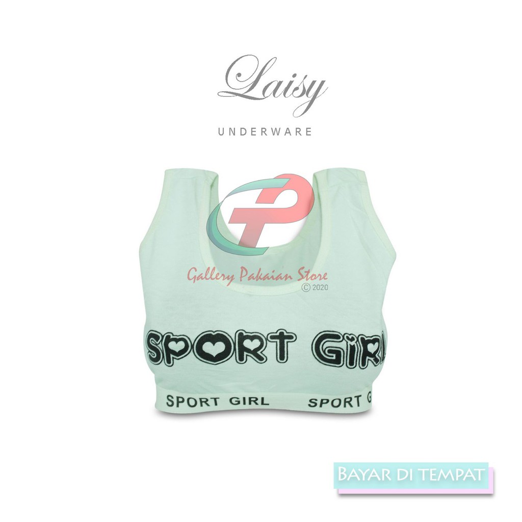 Miniset SportBra olahraga paket isi 6 pcs ukuran all size multi warna random bahan lembut elastis