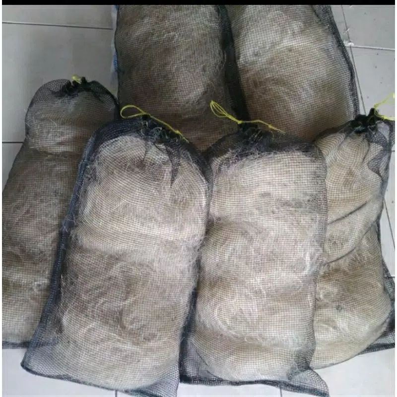 jaring nelayan bekas 500gr media filter aquarium media filter kolam koi