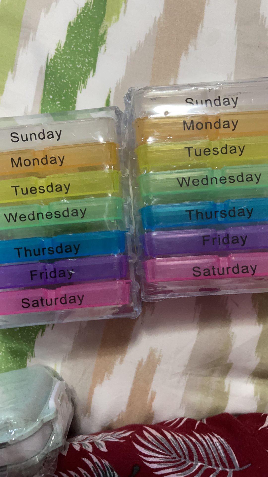 Kotak Obat Lipat Tempat Penyimpanan Obat 7 Sekat