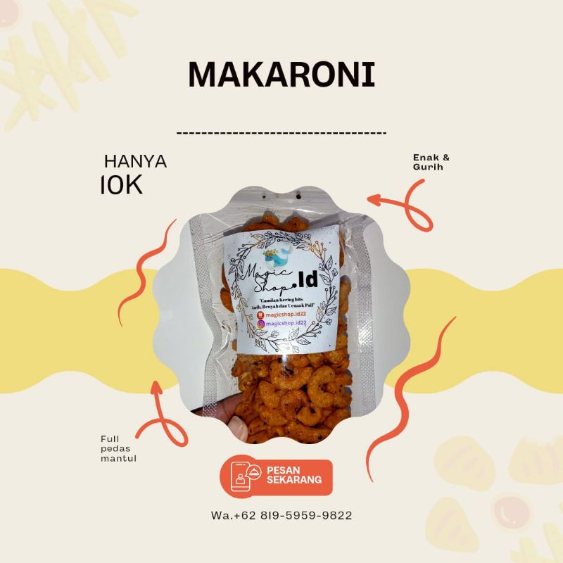 

makaroni goreng pedas daun jeruk 100g