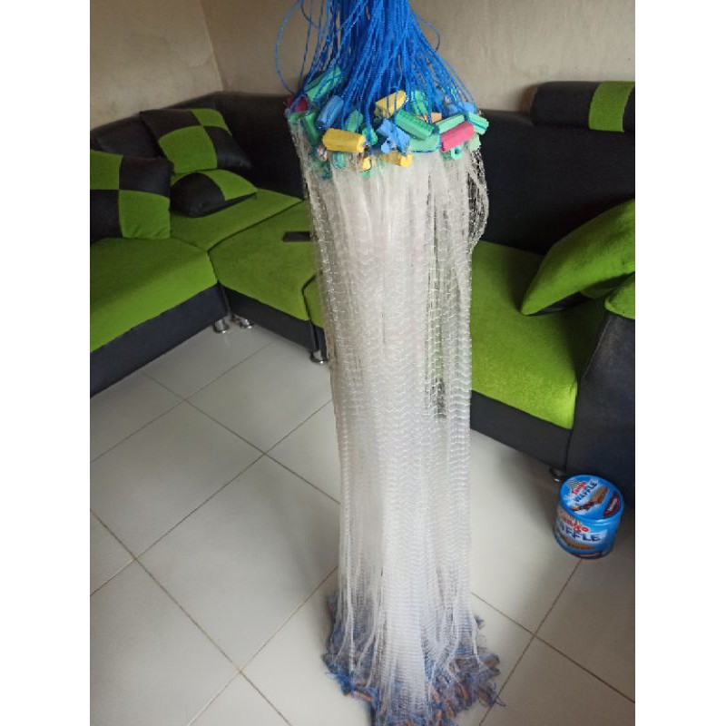 Jaring ikan 1inci siap pakai 50meter
