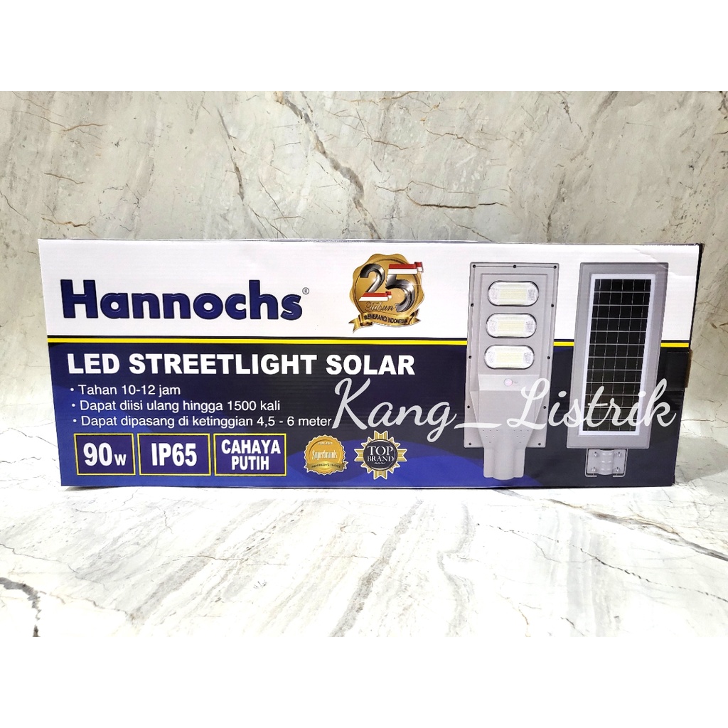 Lampu PJU Solar Hannochs 90Watt / LED Streetlight Solar Hannochs 90W