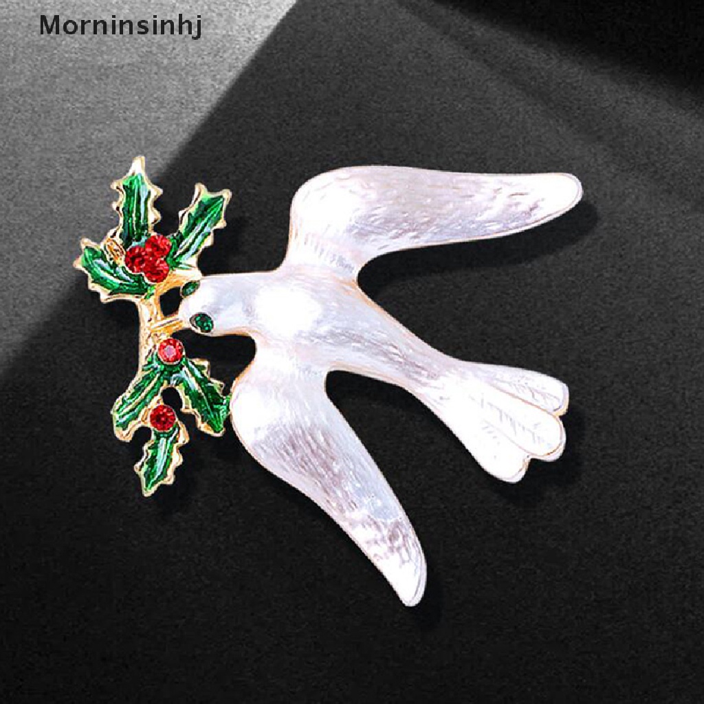 Mornin Peace Dove Bros Fashion Trend Burung Merpati Netral Bros Pin Gesper Perhiasan id