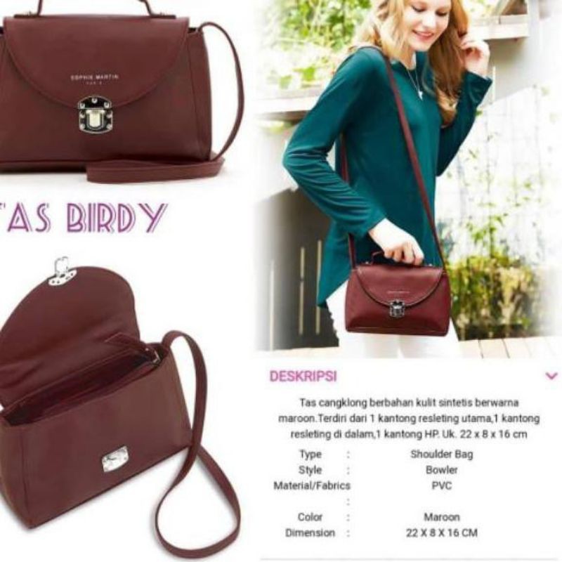 TAS KONDANGAN SIMPEL TAS SELEMPANG WANITA KENCAN FEMINIM TAS NEO BIRDY SOPHIE PARIS KADO PACAR CEWE