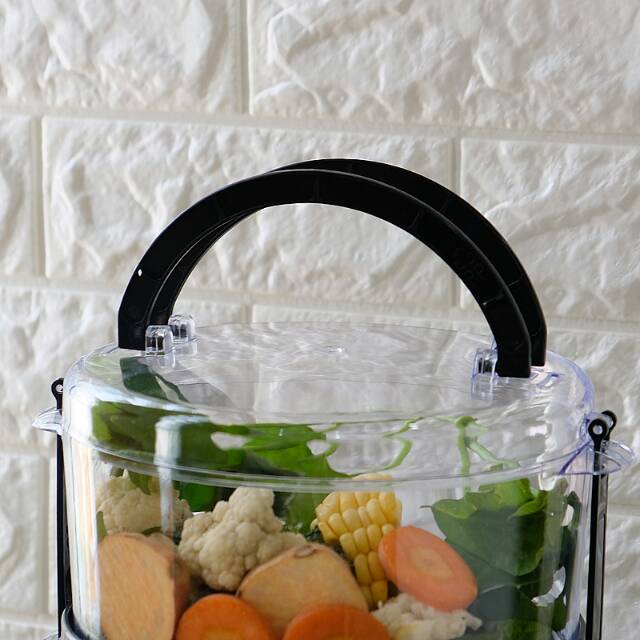 IDEALIFE IL-114 Food Steamer Pengukus Makanan Sayur Daging Jagung IL 114 Makan Sayuran Ayam Sapi terbaik murah bergaransi resmi