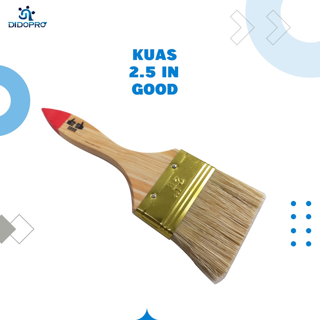 KUAS CAT 2.5 INCH GAGANG KAYU GOOD/ PAINT BRUSH 2.5&quot; GOOD