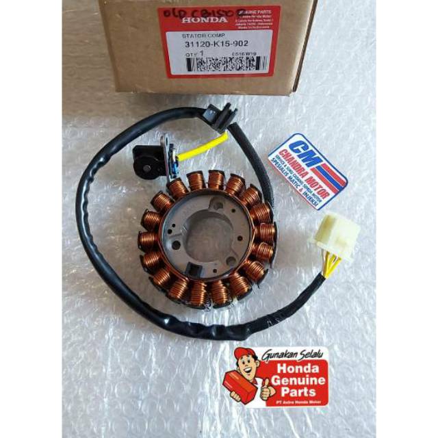 Stator comp  statorcomp cb150R old cb 150 R lama 31120-K15-902 original HONDA AHM