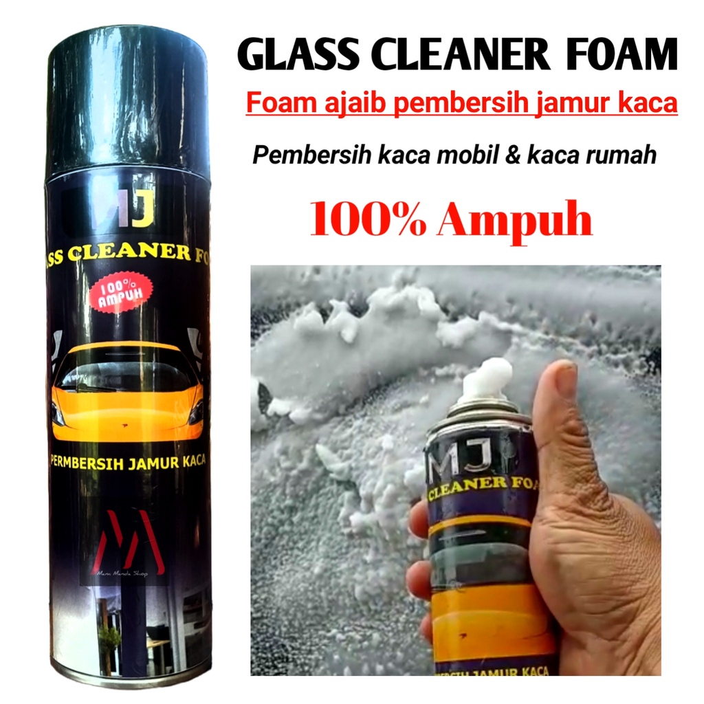 Glass Cleaner Pembersih Jamur Kaca Mobil / Foam Pembersih Kaca Mobil &amp; Rumah