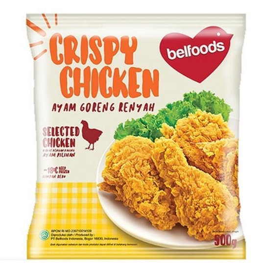 

Belfoods Crispy Chicken / Ayam Goreng Renyah 500gr / Fried Chicken