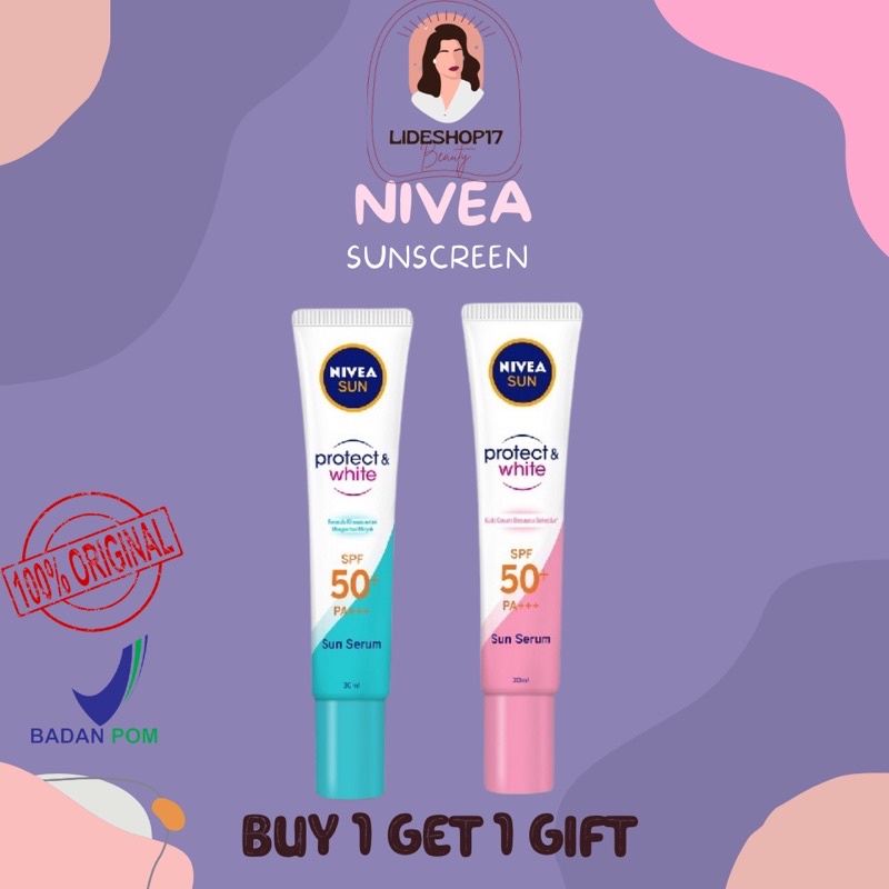 NIVEA Sun Face Protection Serum spf 50 PA+++ / Nivea Sunscreen