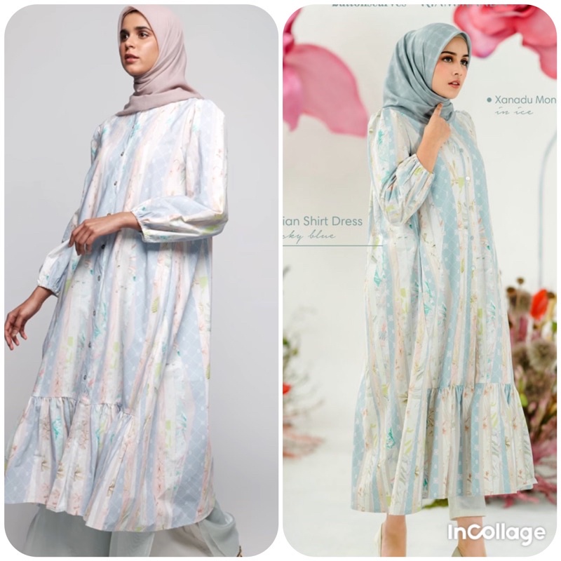 FLORIAN SHIRT DRESS RIAMIRANDA X BUTTONSCARVES
