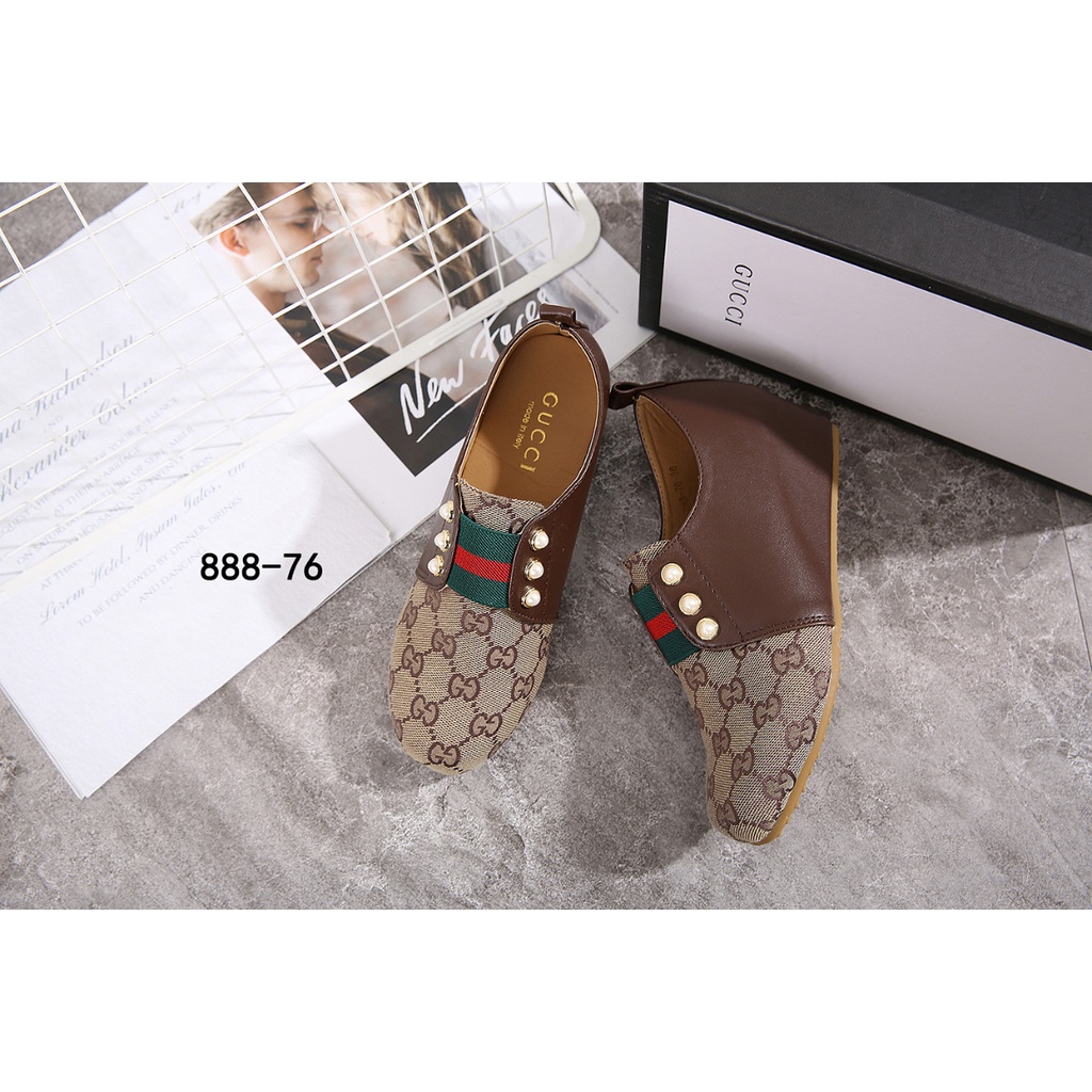 PR Canvas &amp; Leather Shoes #888-76