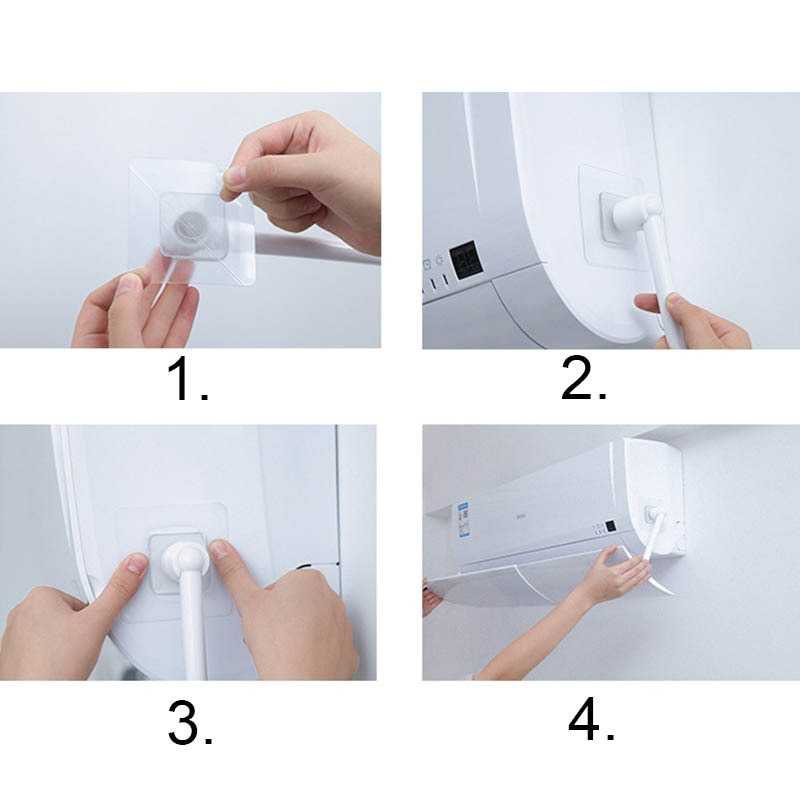 COD Talang AC Penahan Angin AC Akrilik Acrylic Cover Angin AC Penahan Hembusan Reflektor AC C66