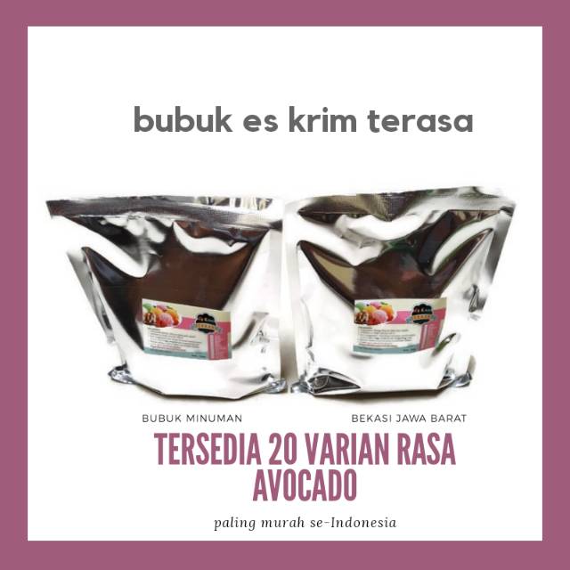 

BUBUK ICE CREAM 200 GR KWALITAS PREMIUM / SERBUK ES KRIM 200 GR PREMIUM