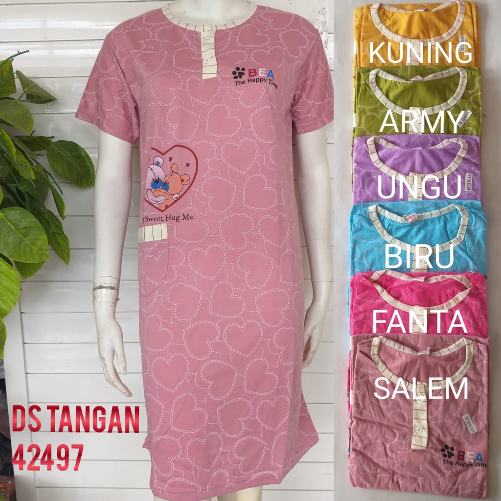 gof DASTER THEDDA STANDART Pakaian Wanita Casual Santai Motif Busui Baju Tidur