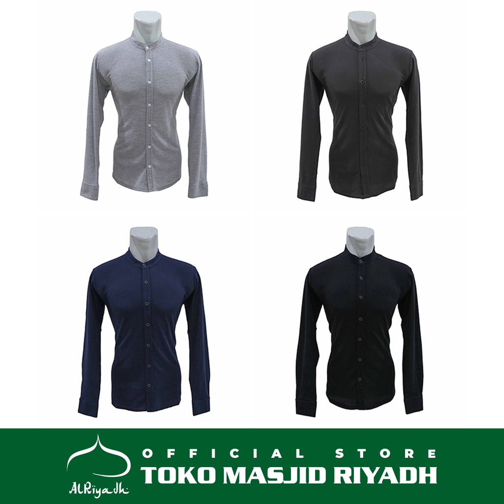 Baju Koko Kaos ZAWEEYA Polos Putih Warna Ukuran Jumbo