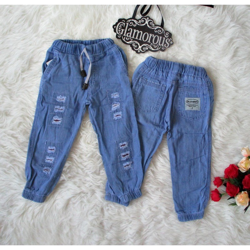 Ripped Jogger Denim Anak OldNavy