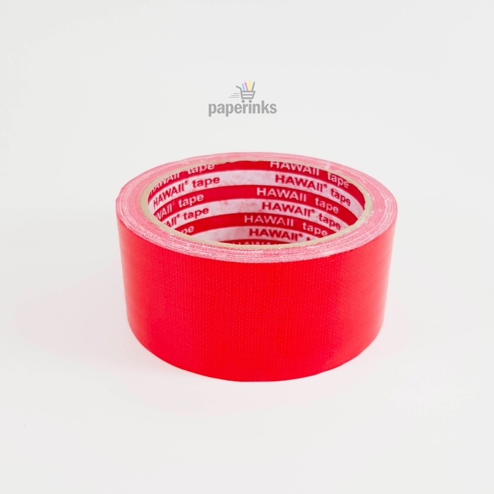 

Berkualitas Lakban Kain Murah Cloth Tape 2 Inch 12 Yard Merah Kualitas Daimaru Promo