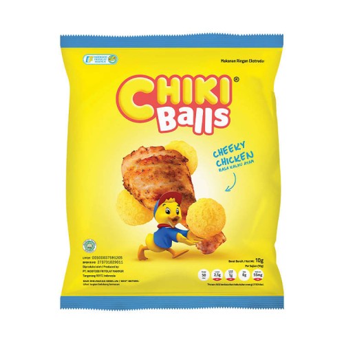 

Chiki Balls Cheeky Chicken Rasa Ayam | Makanan Ringan