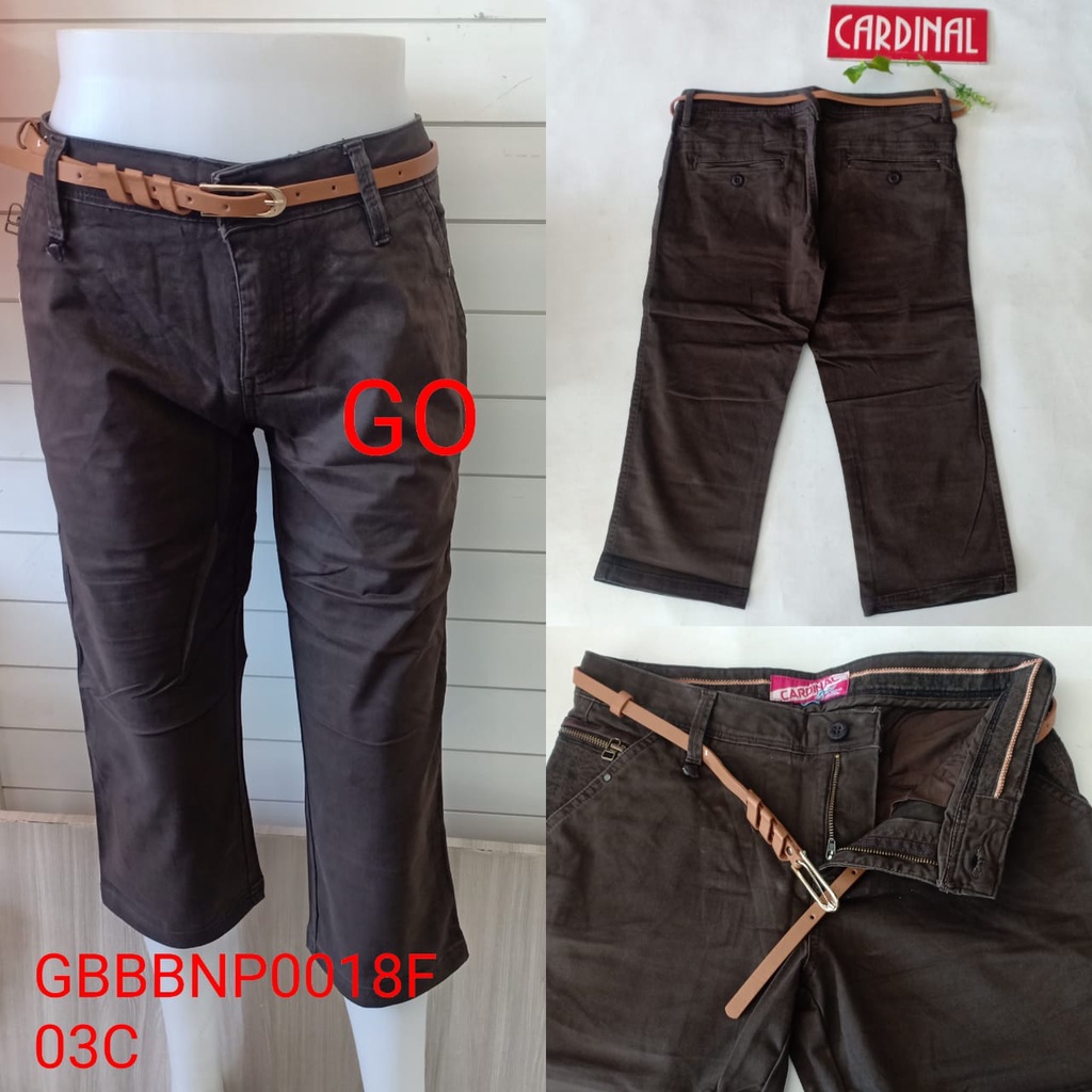 gof CBK CARDINAL CELANA BAHAN 7/8 KEMPOL Cewek Celana Cewek Bahan Bawahan Wanita