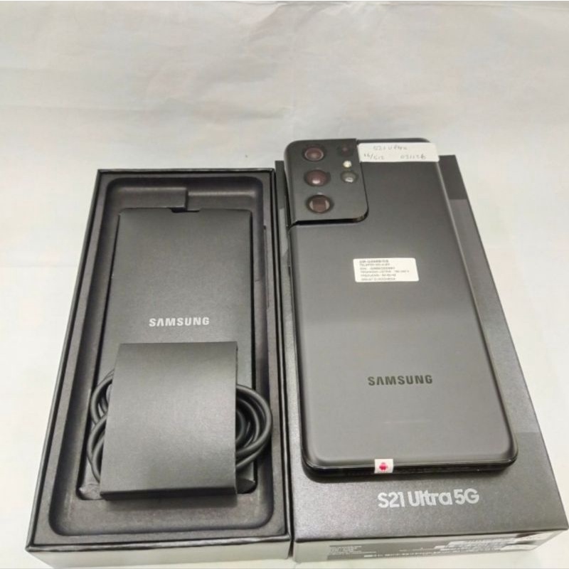 Samsung S21 Ultra 5G Ram 16/512GB Second Lengkap Fullset Resmi Sein indonesia
