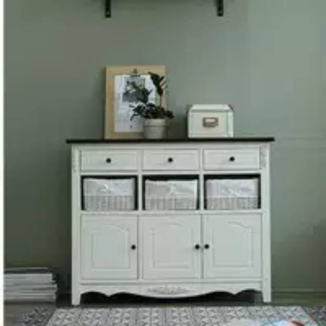 bufet duco putih.mebel jepara,furniture