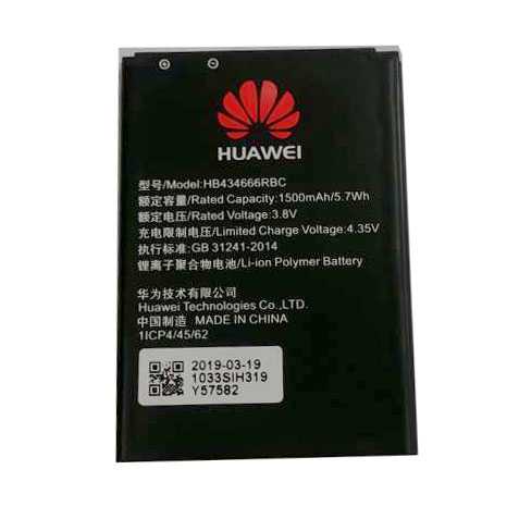 Baterai Modem Wifi Huawei E5577 E5573 1500mAh - HB434666RBC-Hitam