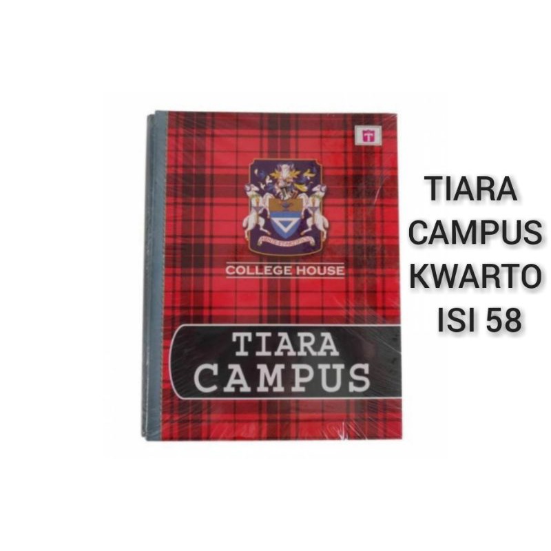 

Buku Tulis Tiara Campus Kwarto 58 Lembar