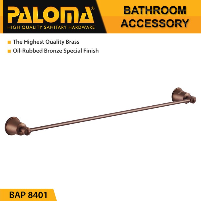 PALOMA BAP 8401 Rak Handuk Baju Gantungan Hanger Dinding Kamar Mandi