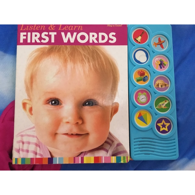 BBW Sound Book First Word Baby