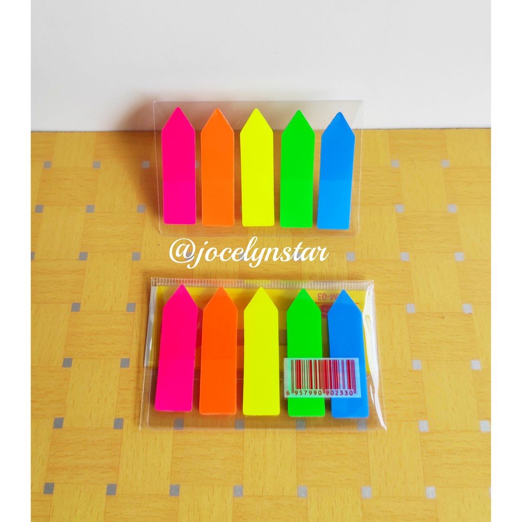 

Plastik sticky note/ Sticky page makers bentuk panah/ memo/ notes/ sticky notes