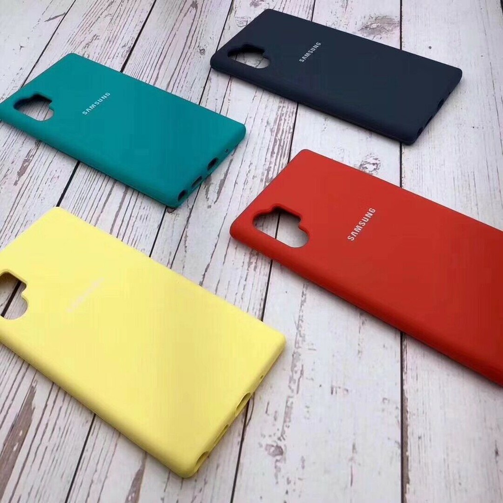 SILKY SOFT CASE COLOUR SAMSUNG NOTE 10 / NOTE 10 PLUS silicone cover colour SOFT TOUCH FINISH