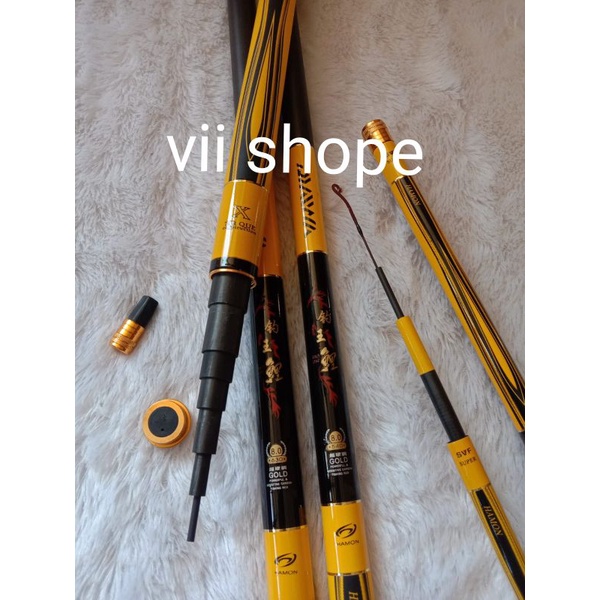 Joran Pancing Termantul Carbon Daiwa hamon Gold