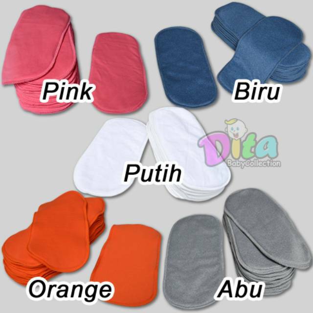 Insert Clodi fleece Insert clodi inner clodi lapisan pipis bayi insert clodi popok bayi