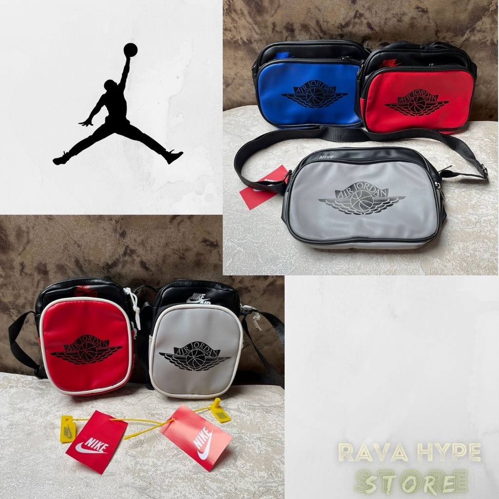 Slingbag Jordan Leather Wings / Tas Jordan Tas Selempang Tas Kulit