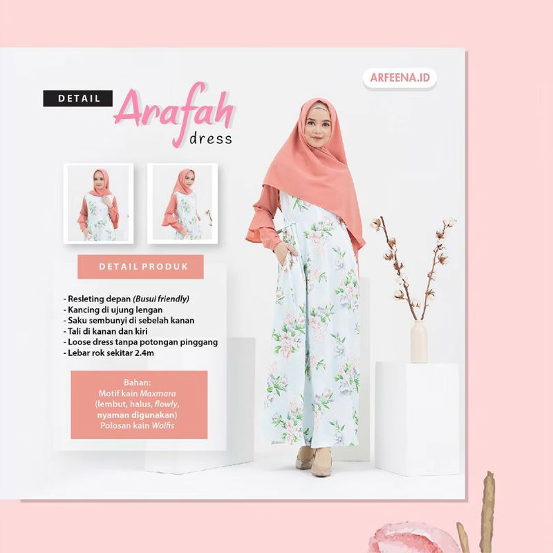 ARAFAH DRESS | Maxmara dress | Gamis pesta