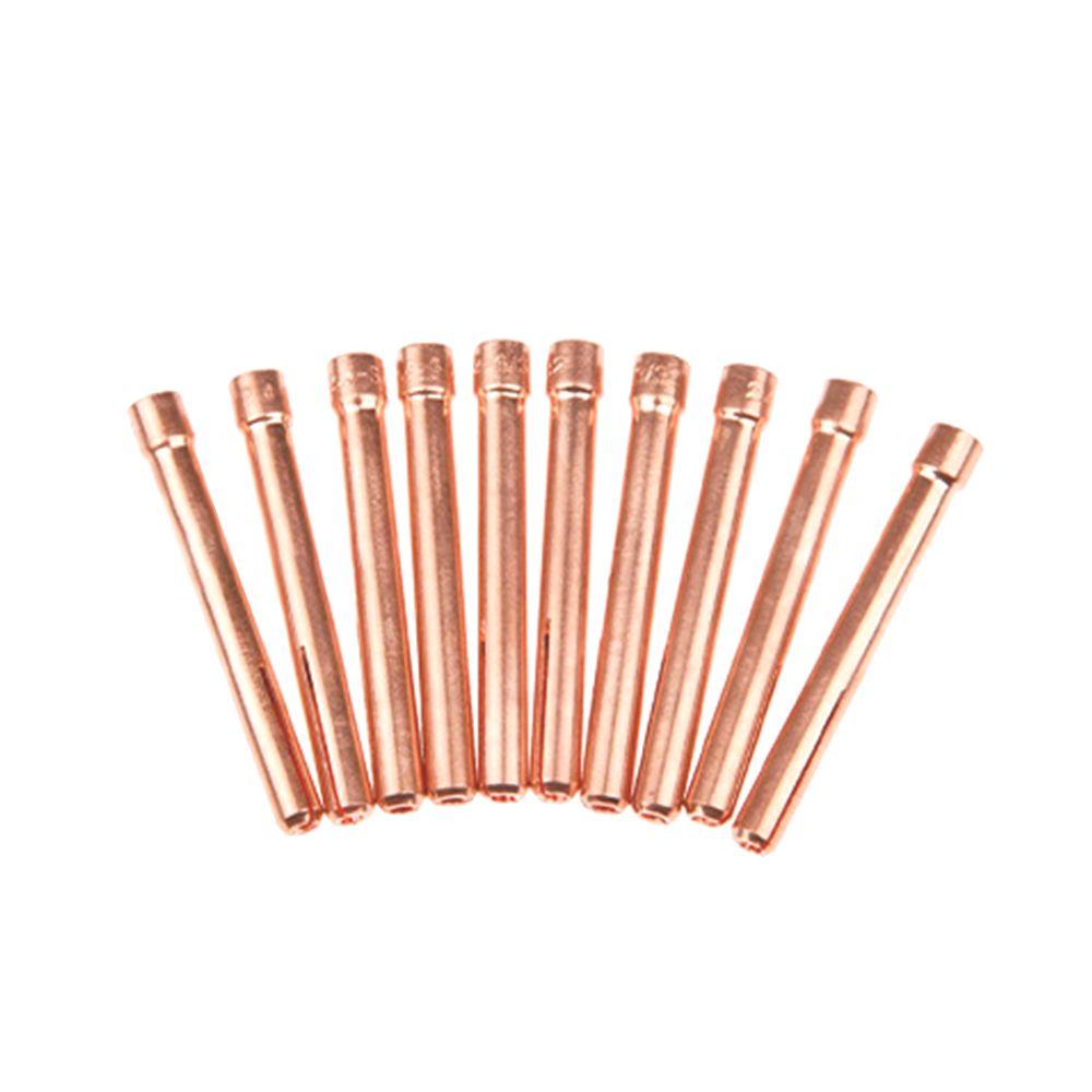 Populer 10pcs Electroder Collet Penjualan Panas Aksesori Tukang Las Perlindungan Tip Welding Torch