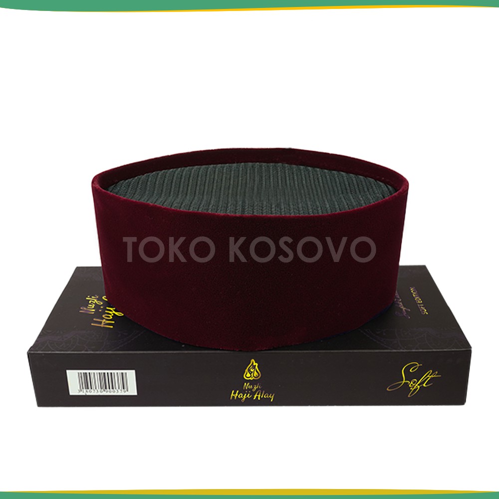 Songkok JUMBO FULL AC HAJI ALAY Kopiah Ful Warna Hitam Maroon Merah Polos Peci Sholat Beludru Anak Santri Pesantren Laki Pria Ukuran Dewasa Kopiah Solat Bludru Nasional Putih Pendek Motif NU Bordir Batik Jawara Betawi Si Pitung Kopyah Shalat Kopeah Ori