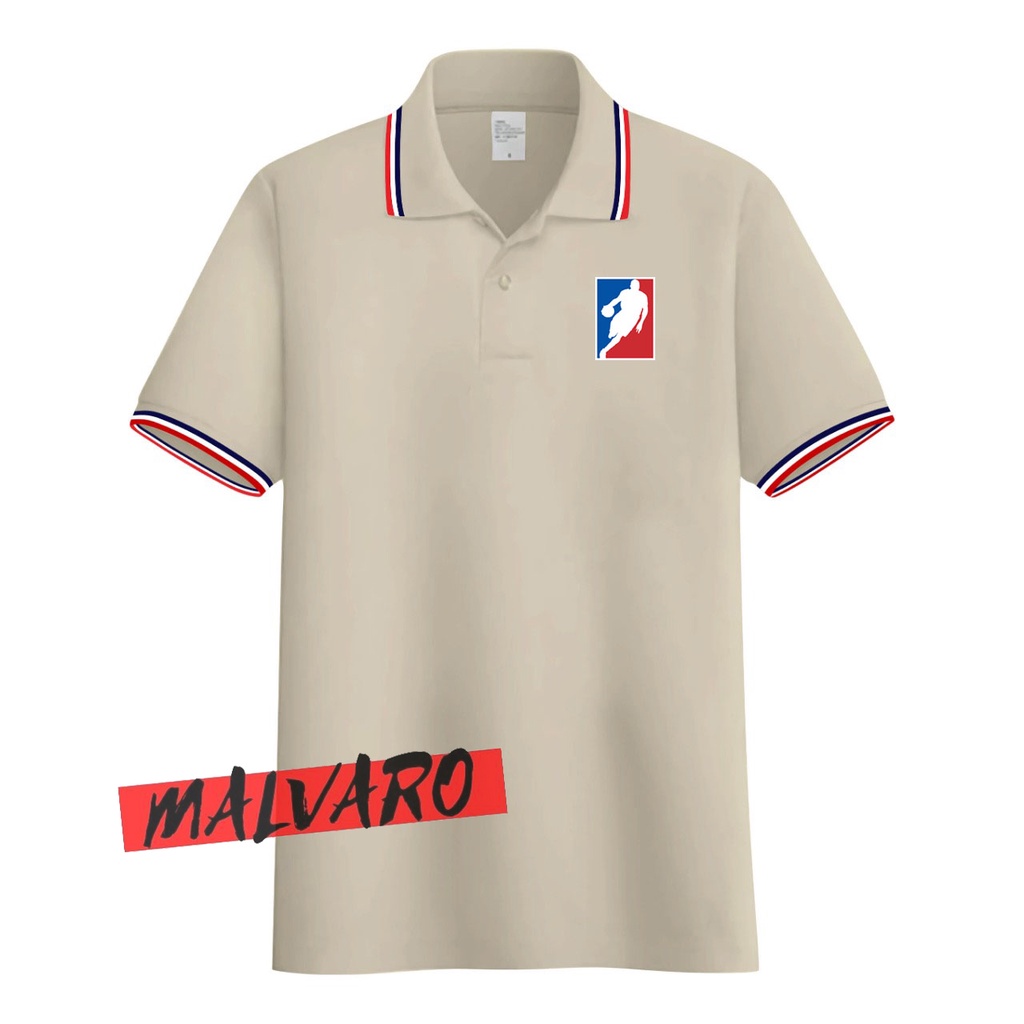 MALVARO Polo Shirt / Polo List / Kaos Kerah Pria / Kaos Polo / Tshirt Pria N-8 (CL)