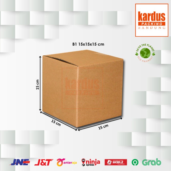 

Kardus Box Karton Dus Kotak Packing Polos Kado Sparepart Uk 15x15x15