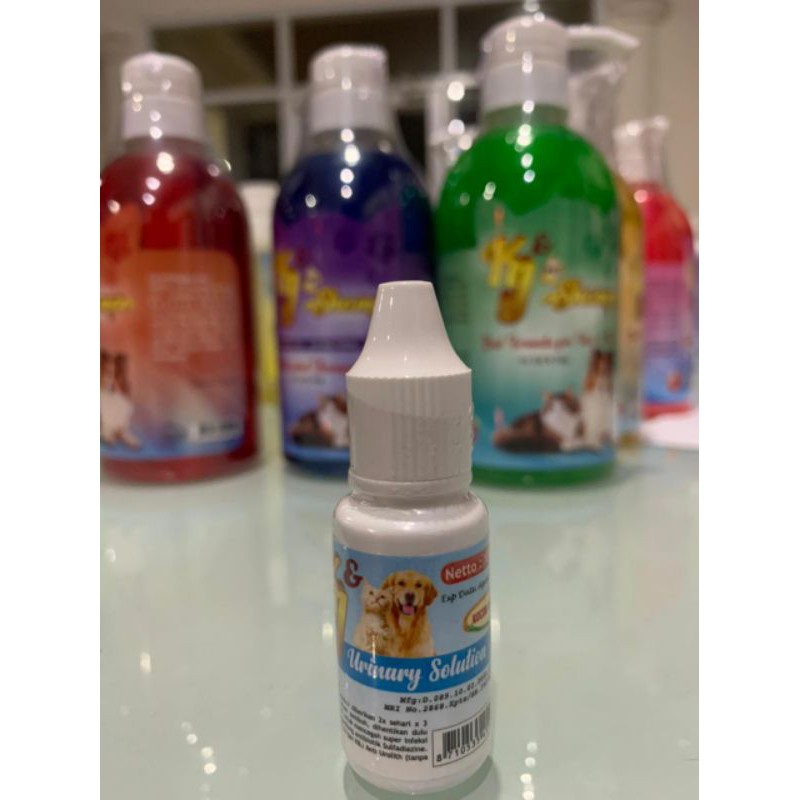 obat urinary solution k&amp;j 10ml untuk kucing dan anjing