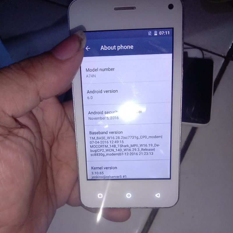 Evercoss a74n second
